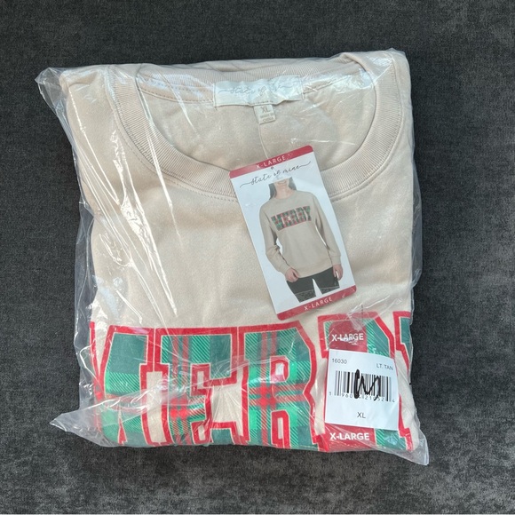 NWT State of Mine Women's Holiday Sweatshirt - Picture 10 of 10